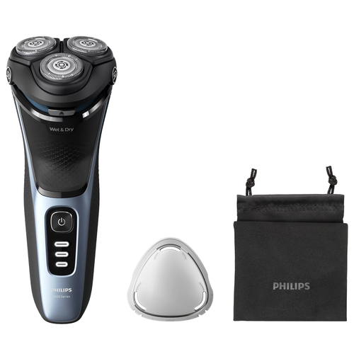 Philips S3243/12 men's shaver Rotation shaver Trimmer Black, Blue