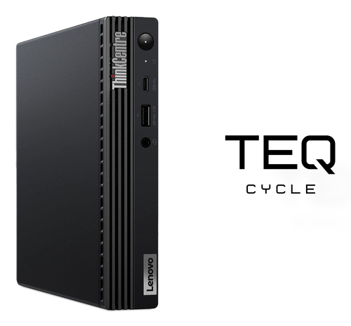 Teqcycle Lenovo ThinkCentre M90Q Intel® Core™ i5 i5-10500T 16 GB 256 GB Твердотельный накопитель (SSD) Windows 11 Pro Mini PC Мини-ПК Черный