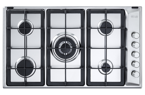 De’Longhi PLI 59 GH варочная поверхность Нержавеющая сталь Встроенный 86 cm Газовый 5 зона(ы)