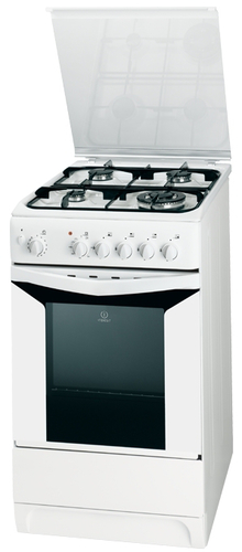 Indesit K3T32S(W)/O cooker Freestanding cooker Electric Gas White