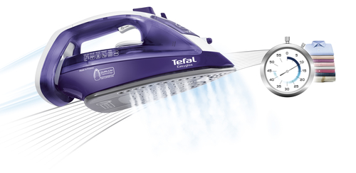 Tefal EasyGliss FV3930 iron Dry & Steam iron Durilium soleplate – image 2