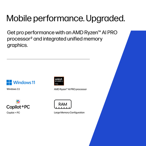 HP DP9B4ET laptop Copilot+ PC AMD Ryzen AI 7 PRO – image 7