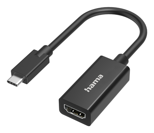 Hama 00300087 видео кабель адаптер USB Type-C HDMI Черный