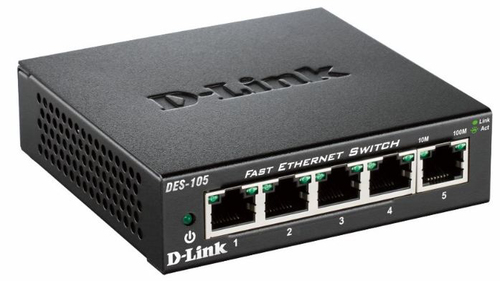 D-Link DES 105 Switch 5-porte 10/100