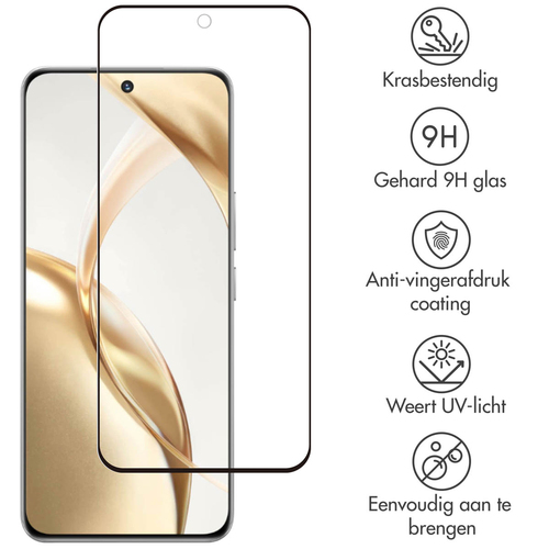Accezz Gehard Glas Full Cover Screenprotector Honor 200, afbeelding 2