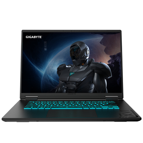 GIGABYTE GAMING A16 3VHK3PT864SD ноутбук AMD Ryzen™ 7 260 40,6 cm (16") WUXGA 32 GB DDR5-SDRAM 1 TB Твердотельный накопитель (SSD) NVIDIA GeForce RTX 5060 Wi-Fi 6E (802.11ax) Free DOS Черный