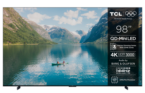 TCL 98MQLED85K TV 2.49 m (98") 4K Ultra HD Smart TV Black 3000 cd/m² – image 1