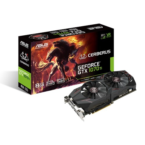 ASUS Cerberus -GTX1070TI-8G NVIDIA GeForce GTX 1070 Ti 8 GB GDDR5