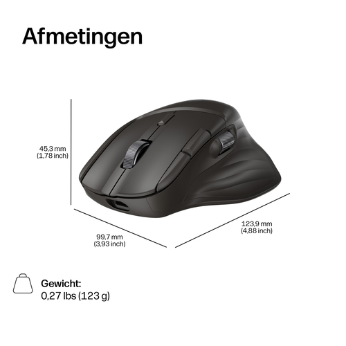 HP 780M Ultra-Fast Scroll Draadloze Muis – Foto 6 van 10