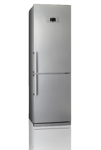 LG GB5133TICW fridge-freezer Freestanding Titanium