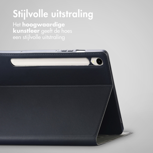 Accezz Classic Tablet Case voor Samsung Galaxy Tab S10 Lite / S9 11.0 / Tab S10 FE / S9 FE 10.9 Tablethoesje Zwart, afbeelding 2