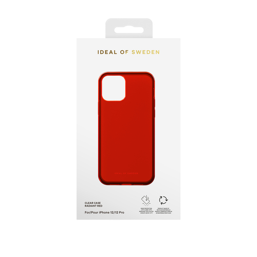 iDeal of Sweden Clear Case iPhone 12/12P Radiant Red – image 2