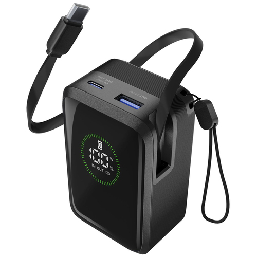 Cellularline PBROLL10000K внешний аккумулятор 10000 mAh Черный