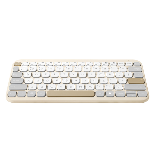 Asus Marshmallow KW100 75% Wireless Keyboard - Oat Milk - image 3