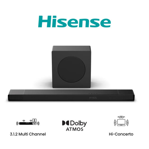 Hisense AX3120Q 3.1.2 hangprojektor fekete