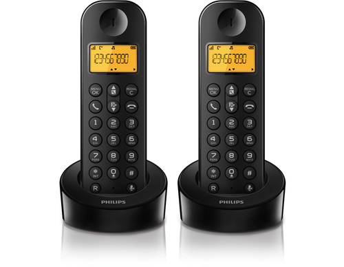 Philips D1202B/96 telephone DECT telephone Caller ID Black – image 2