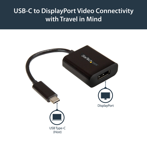 StarTech.com USB C to DisplayPort Adapter - 4K – image 5