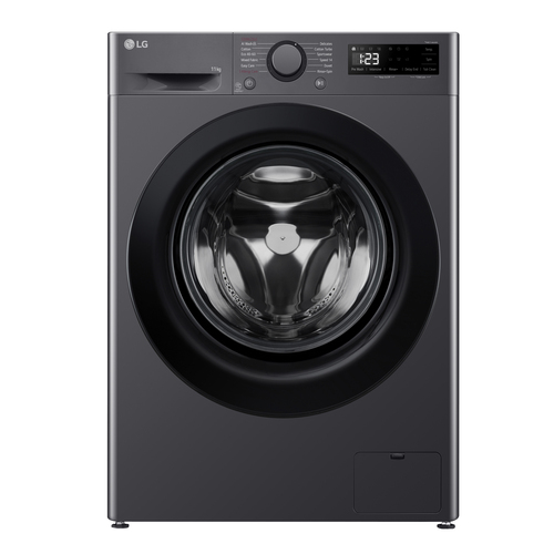 LG F4Y511GBLN1 11kg 1400 Spin Washing Machine in Slate Grey A Rated St - image 1