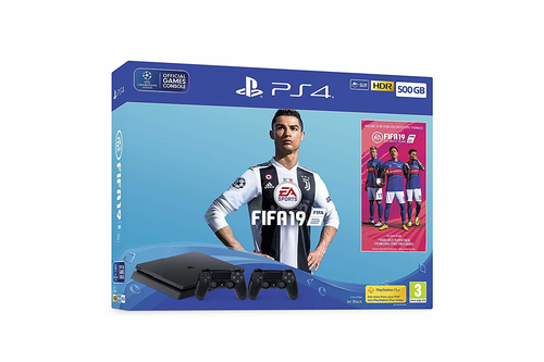 Sony Interactive Entertainment Playstation 4 Slim 500GB + FIFA 19 + Dualshock 4