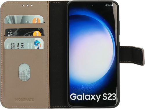 Mobiparts Leather 2 in 1 Wallet Case Samsung Galaxy S23 (Galaxy S23) Beige, afbeelding 2