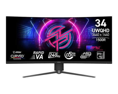 MSI Mpg 346cqrfde X24 GaminG-Monitor