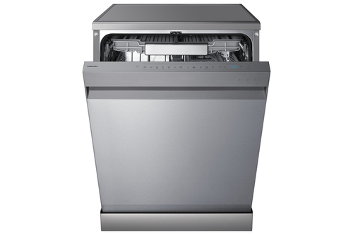 Samsung Series 7 AutoRelease™ DW70H73YCFRU4 14 Place Setting Smart Freestanding Dishwasher, Silver – image 2