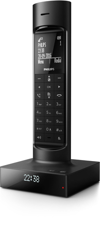 Philips M7701B/23 telephone DECT telephone Caller ID Black