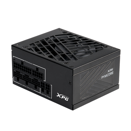 XPG PYMCORE 750w SFX GOLD, 750 W, 100 - 240 V, 50/60 Hz, 10 A, 20 A, 62,4 A, afbeelding 2