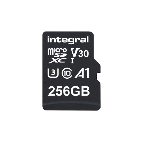 Integral 256GB MICRO SDXC UHS-1 U3 CL10 V30 A1 UP TO 100MBS READ 50MBS WRITE – image 2