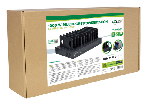 InLine 31516B mobile device charger Universal Black AC Fast charging Indoor – image 5