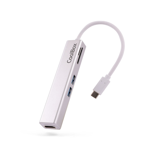 CoolBox miniDock USB-C Lite Проводная USB 3.2 Gen 1 (3.1 Gen 1) Type-C Белый