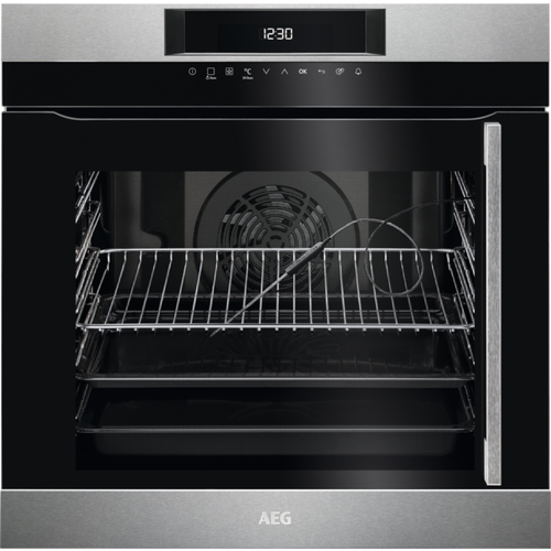 AEG BEK742L21M 72 L 2490 W Black, Stainless steel