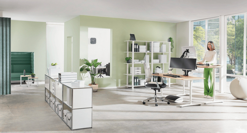 Leitz Ergo Ruimtebesparende Dubbele Monitorarm, afbeelding 3