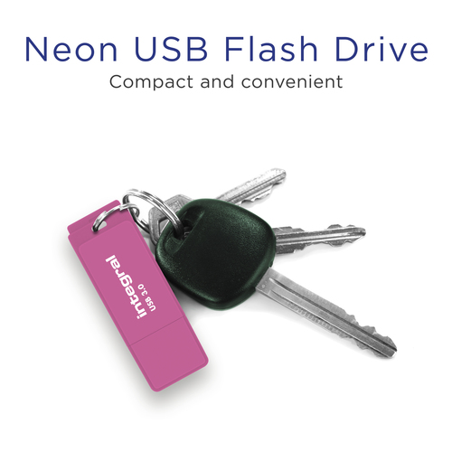 Integral 64GB USB3.0 DRIVE NEON PINK UP TO R-100 W-30 MBS – image 5