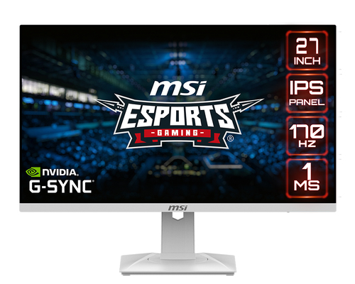 MSI Optix G274RW монитор для ПК 68,6 cm (27") 1920 x 1080 пикселей Full HD Белый
