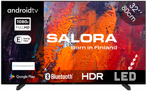 Salora 32FA550 телевизор 81,3 cm (32") Full HD Smart TV Wi-Fi Черный 250 cd/m²