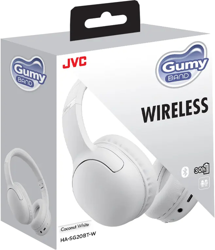 JVC HASG20BTW On-ear hoofdtelefoon Wit, afbeelding 4