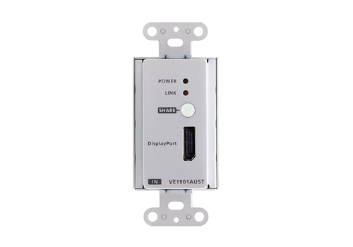 ATEN DisplayPort HDBaseT-Lite Transmitter with US Wall Plate / PoH – image 2