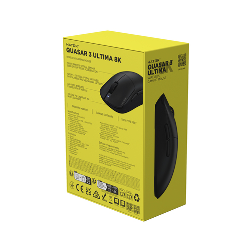 Hator Quasar 3 Ultima 8K Wireless gaming muis, afbeelding 8