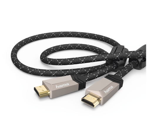 Hama 00179200 HDMI кабель 0,75 m HDMI Тип A (Стандарт) Черный, Коричневый