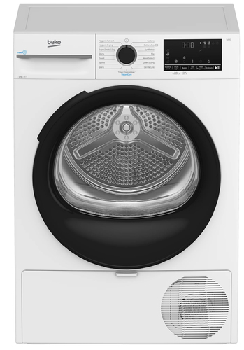 Beko BM3T31233NW 12kg Heat Pump Tumble Dryer with SteamCure Technology