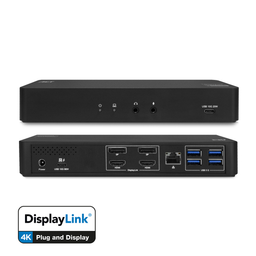 ACT USB-C Docking Station 4K, for 2 HDMI or DisplayPort monitors, DisplayLink – image 5