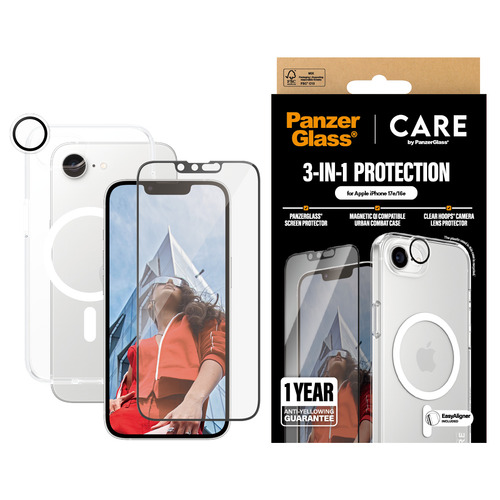 CARE by PanzerGlass Flagship 3-in-1 Bundle iPhone 17e  16e – Foto 3 von 7