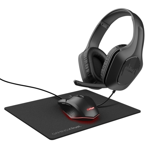 Trust GXT 790 Гарнитура Проводная Оголовье Игровой Черный