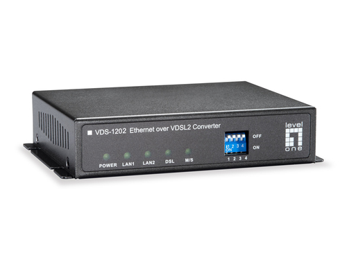 LevelOne VDS-1202 network media converter 100 Mbit/s Grey – image 2