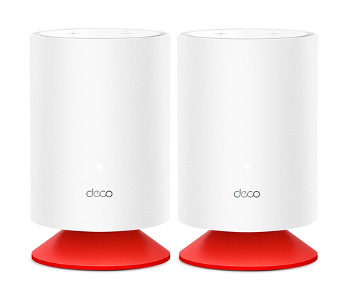 TP-Link Deco Voice X20 (2-pack) Двухдиапазонный (2,4Ггц/5Ггц) Wi-Fi 6 (802.11ax) Белый Внутренний