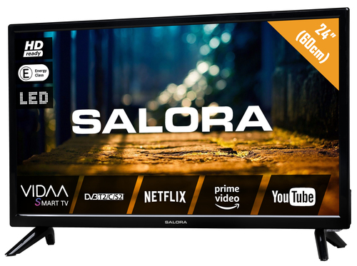 Salora 24XDV400 TV 61 cm (24") HD Smart TV Wi-Fi Black 200 cd/m² – image 2