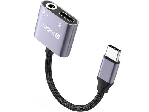 Sandberg USB-C Audio Adapter PD65W – image 2