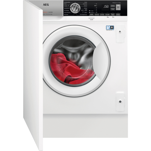 AEG L7WEG74BI washer dryer Built-in Front-load White