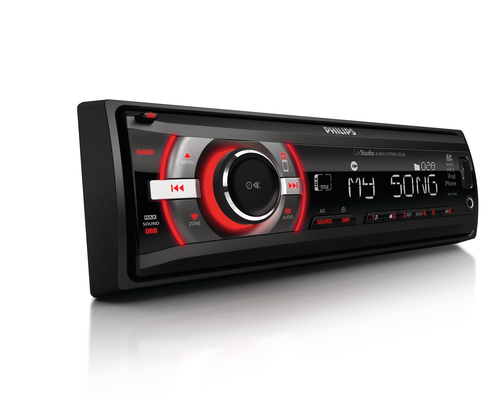 Philips CarStudio CE138/10 car media receiver Black